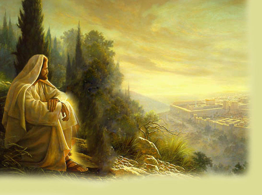 Alone with God Prayer Background